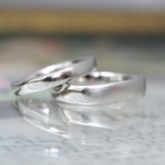 プラチナラフVライン結婚指輪