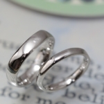 プラチナラフVライン結婚指輪