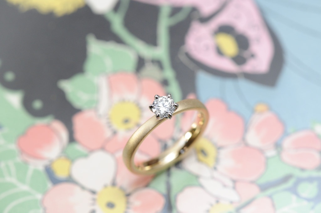 オーダーメイド婚約指輪//ruff ring カスタム