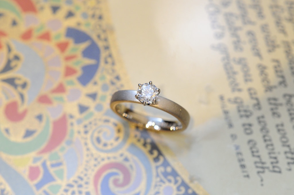 オーダーメイド婚約指輪//ruff ring　カスタム