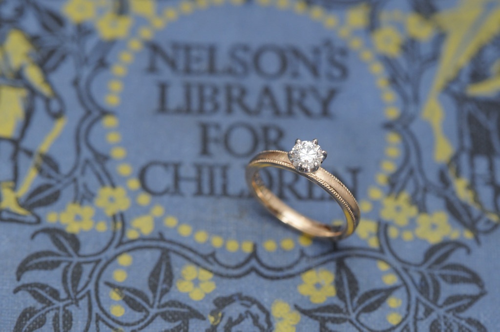 オーダーメイド婚約指輪//ruff ring スタイル