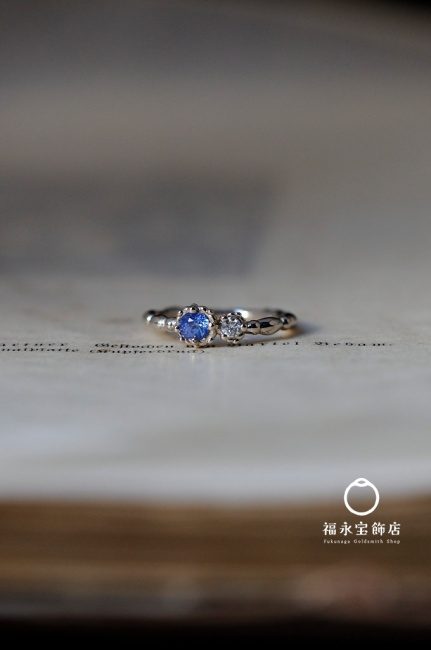 アイスブルーダイヤ×サファイア