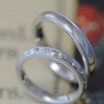 〔結婚指輪〕カーヴィング
