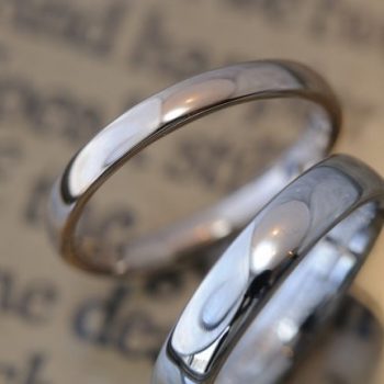 〔結婚指輪〕シンプルシンプル