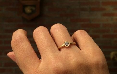 octagon engagement ring