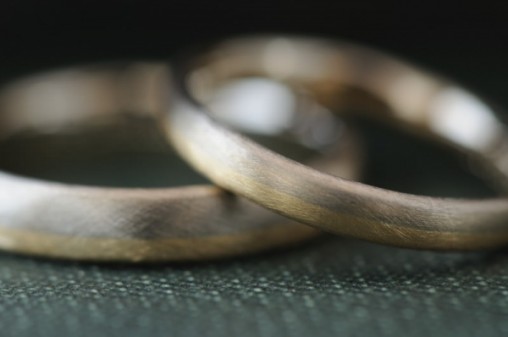 3色ゴールドコンビのオーダーメイド結婚指輪