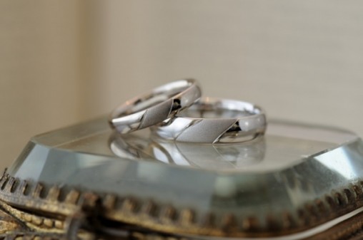 シンプルなプラチナのオーダーメイド結婚指輪