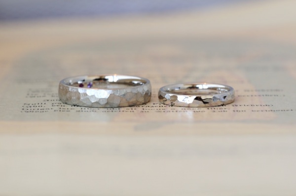 鎚目のオーダーメイド結婚指輪