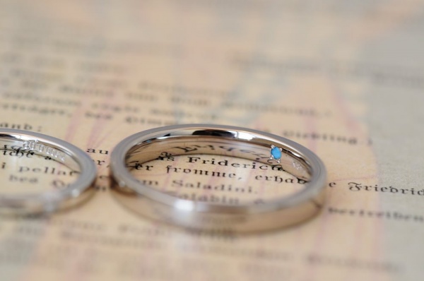 クラシカルスタイルのオーダーメイド結婚指輪