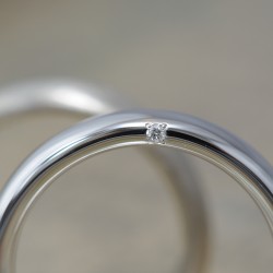 ボリュームタイプのオーダーメイド結婚指輪