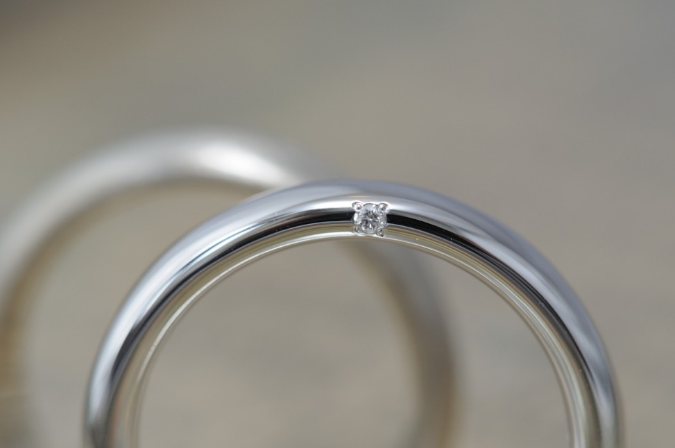 ボリュームタイプのオーダーメイド結婚指輪