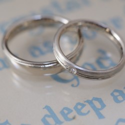 クラシカルタイプシャンパンゴールドの結婚指輪