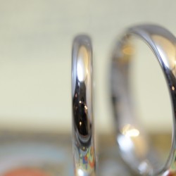 プラチナ甲丸結婚指輪