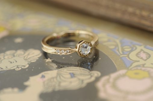 ローズカットクラシカル婚約指輪