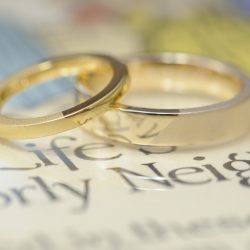 リメイクの純金平打ちタイプのオーダーメイド結婚指輪