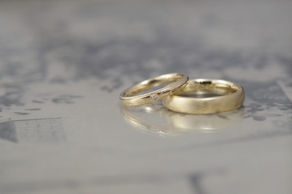 クラシカルシンプルなオーダーメイド結婚指輪