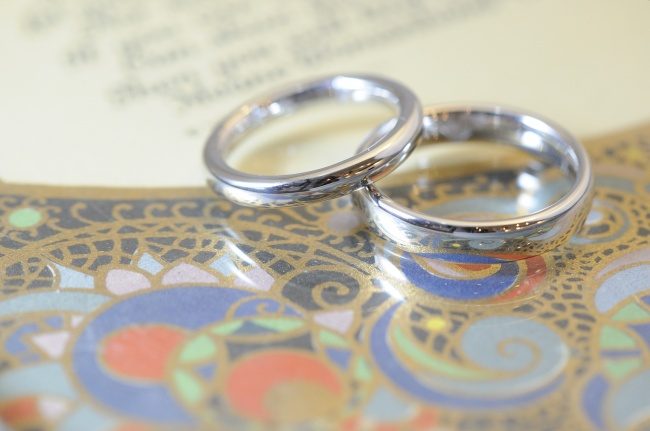 今日も結婚指輪！