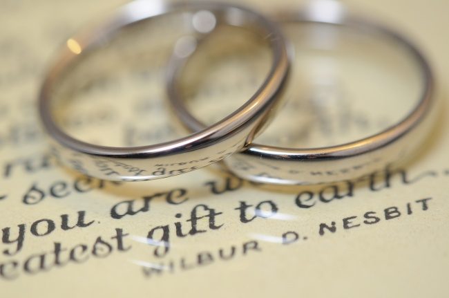 〔結婚指輪〕シンプル&スタンダード　WG