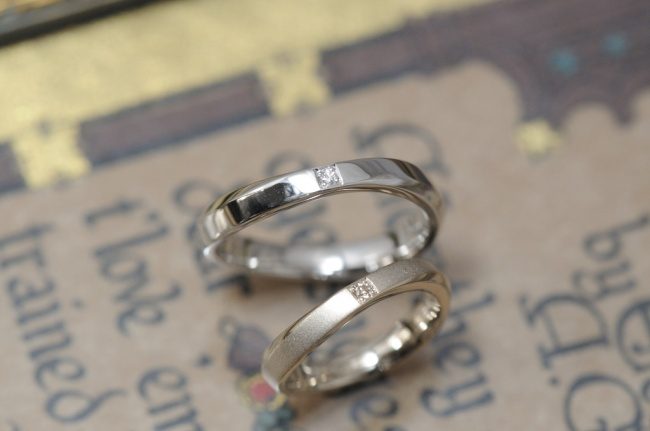 〔結婚指輪〕ウェーブとテクスチャ