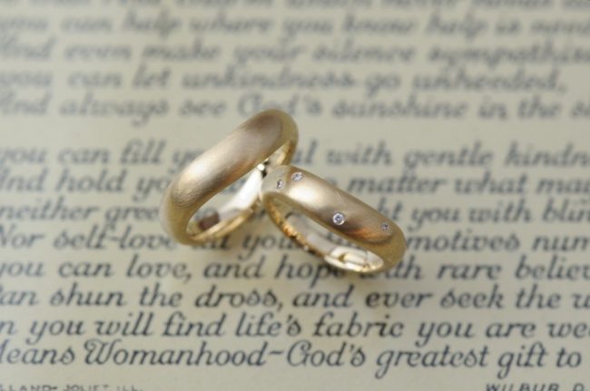 〔結婚指輪〕ぶどうぱん