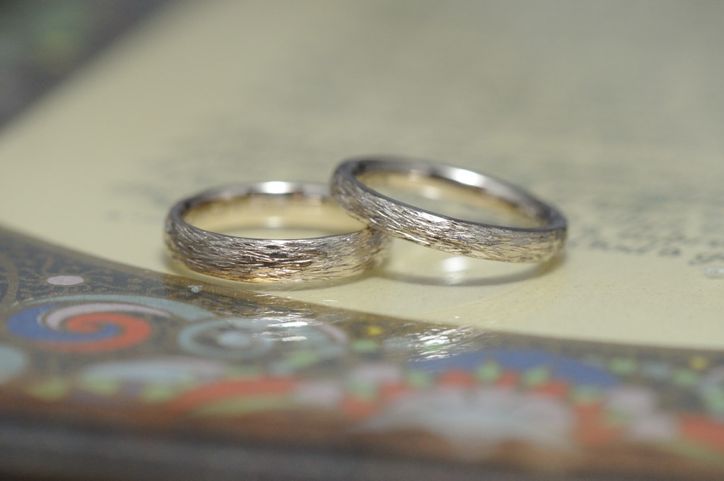 〔結婚指輪〕自然モチーフ