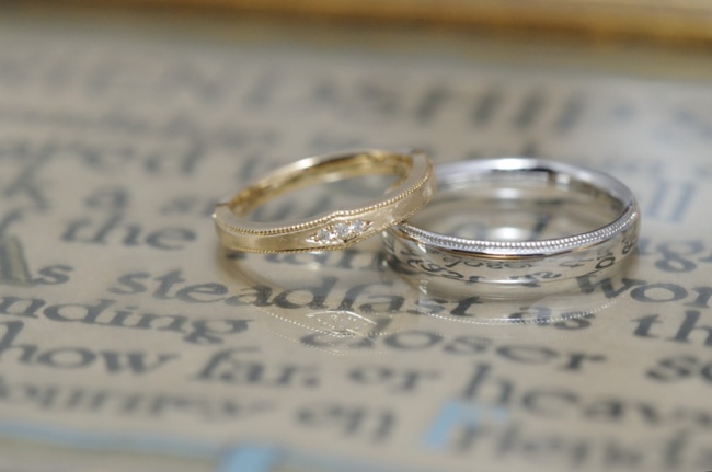 〔結婚指輪〕クラシカルなスタイル