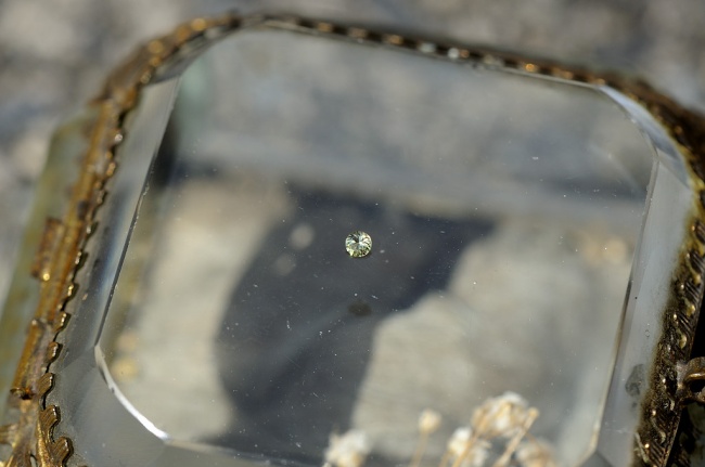 隕石とペリドット