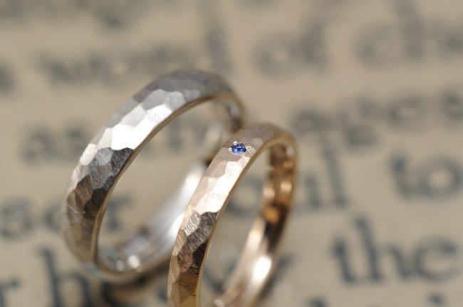 サファイアの結婚指輪！