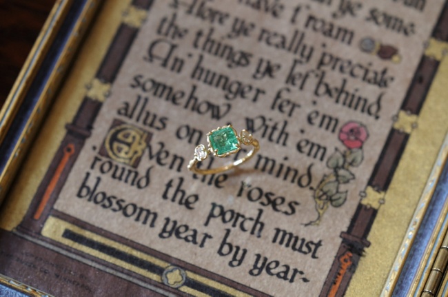 エメラルド　エメラルドカット