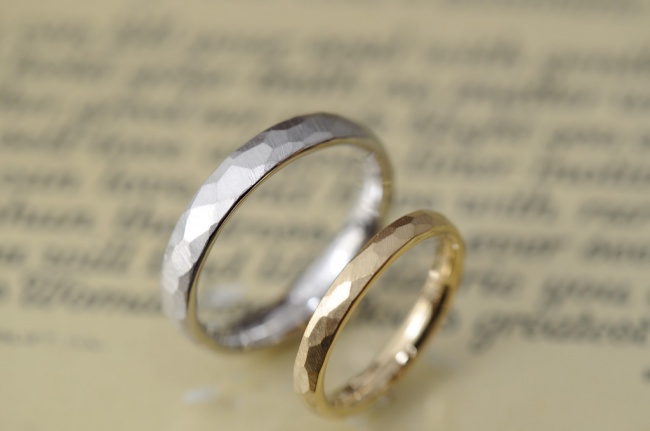 3連の結婚指輪
