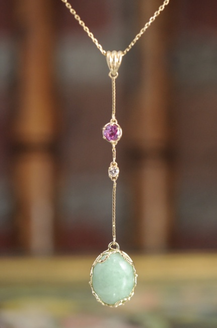 翡翠×トルマリン×ピンクダイヤと本日の営業時間