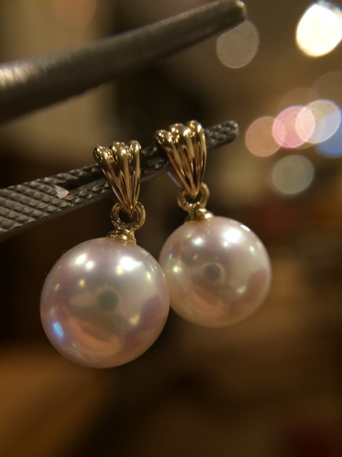 お休みありがとうございました！とパールペンダント