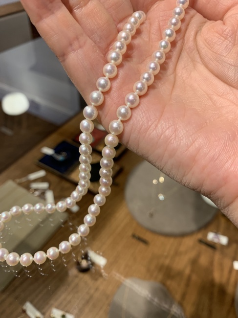 あこやベビーネックレス