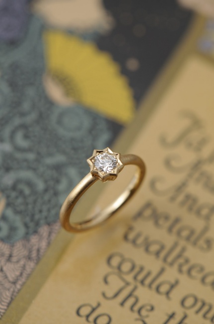 月と星　エンゲージリング