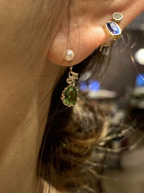 チャーム型ピアス