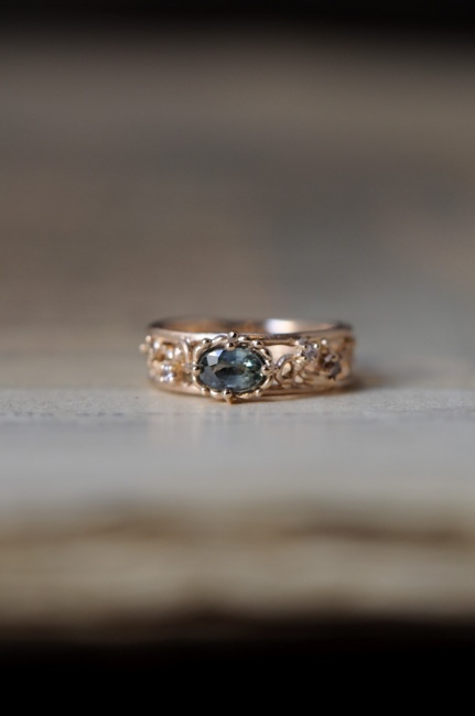 オーダーメイドのピンキーリング