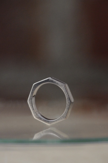 フルオーダーのオクタゴンリング