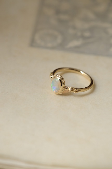 オパールリング　オーダーメイド