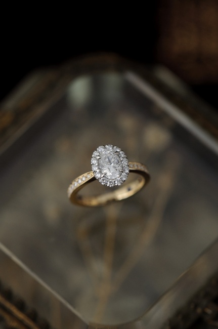 きらきらの婚約指輪